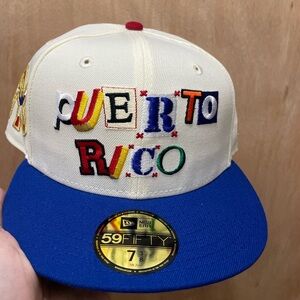 Myfitteds New York Yankees x Puerto Rico ransom note size 7 3/8 new era fitted